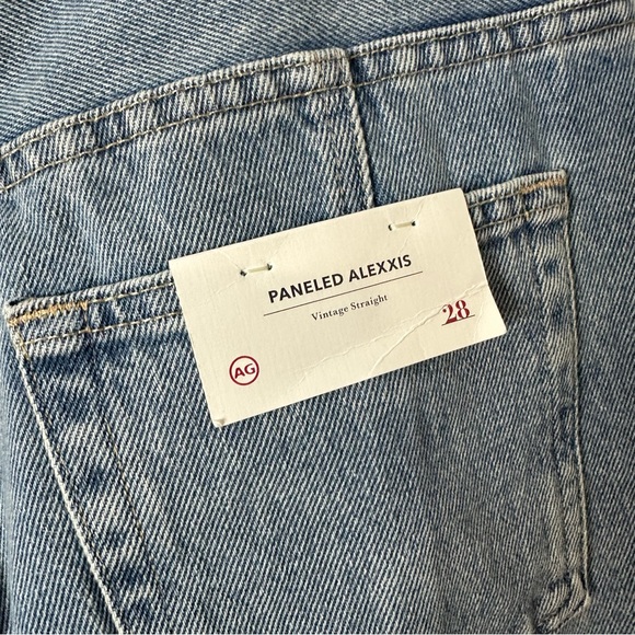 AG ALEXXIS PANELED Vintage Straight Size 28 Jeans Showroom - Picture 7 of 13